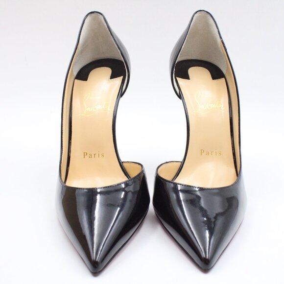 Christian Louboutin Black Patent Leather Heels - Picture 4 of 12